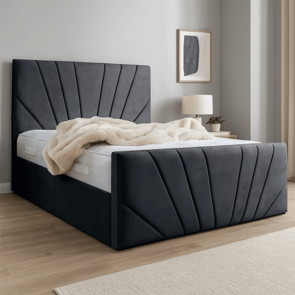 Base De Cama Doble Respaldo 2 Plazas